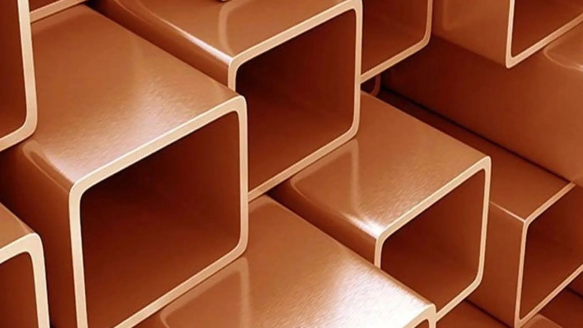 Медный профиль П-образный 8х10х8 мм